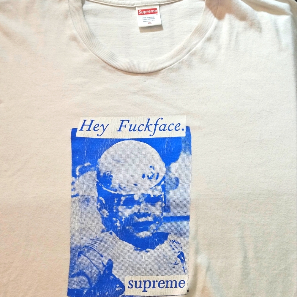 Supreme "Hey Fu*kface" near vintage tee